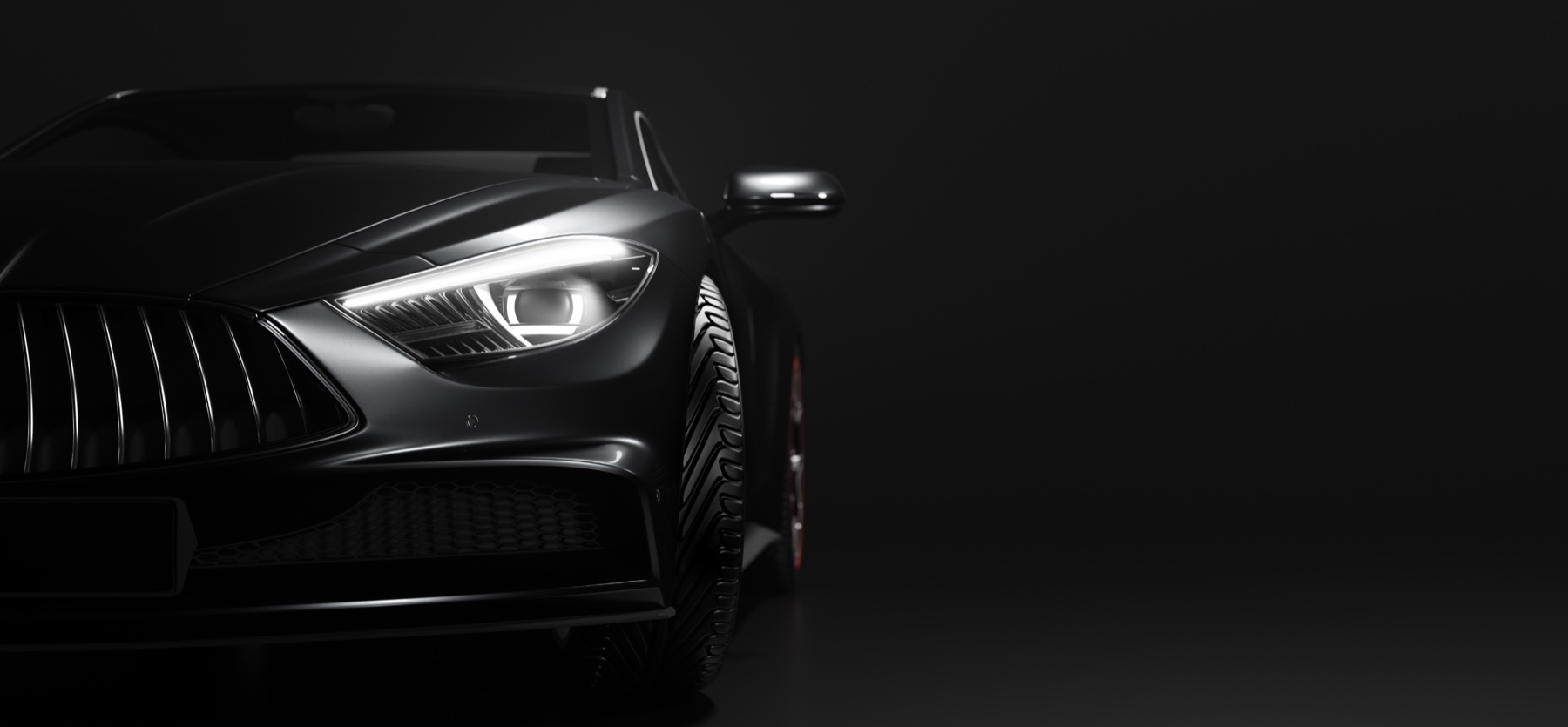 A sleek vehicle ready for the road